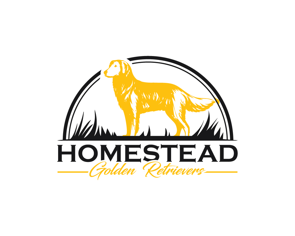 Logo Design by Janna Design for Homestead Golden Retrievers | Design #28504221