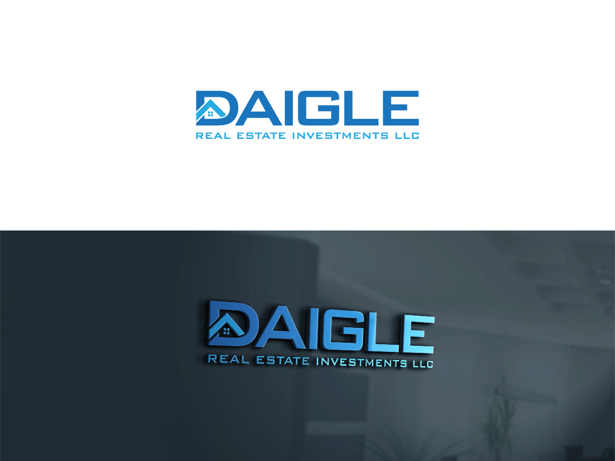 Logo Design by Gexeco for Daigle real estate investments LLC  | Design #28498976