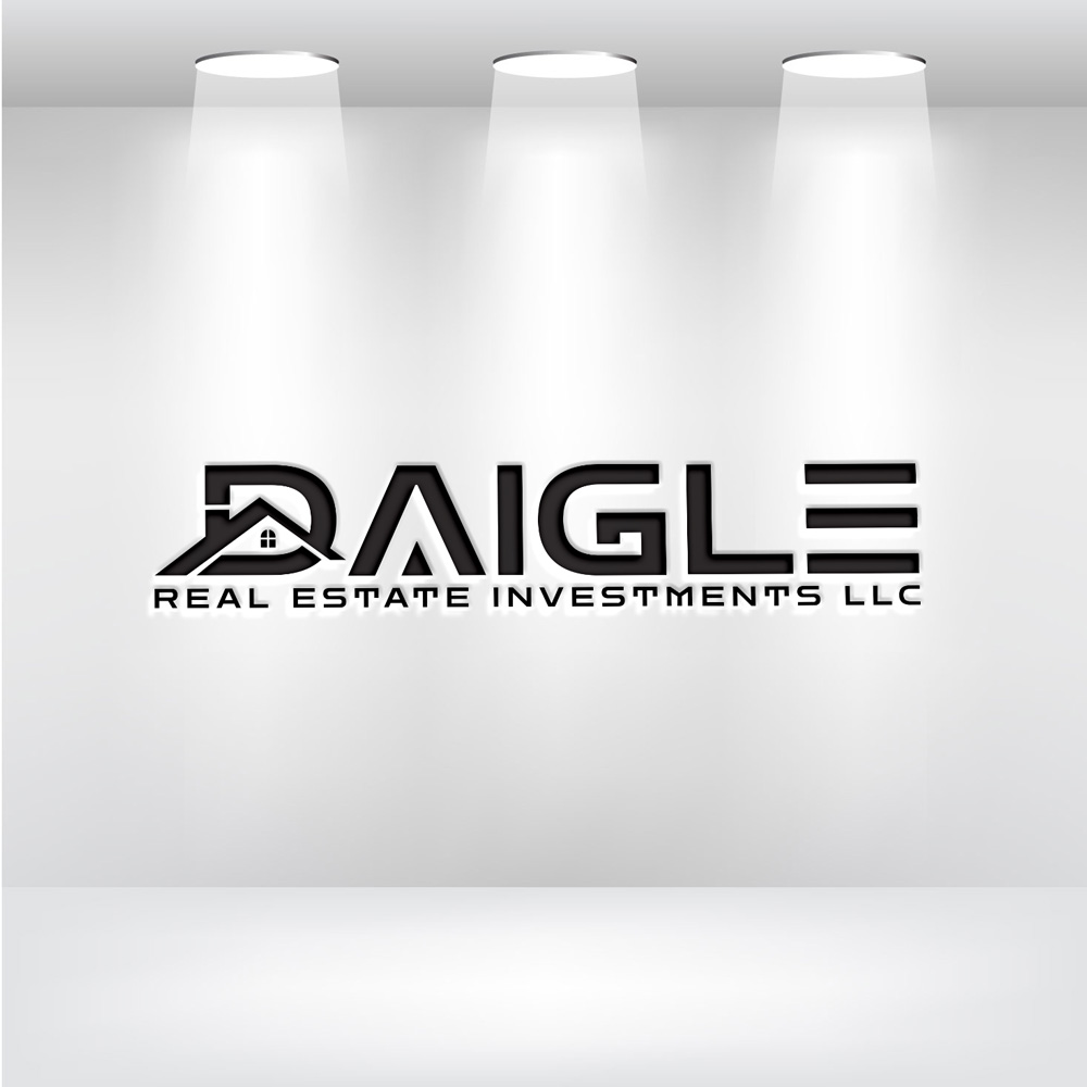 Logo Design by atova10 for Daigle real estate investments LLC  | Design: #28508622