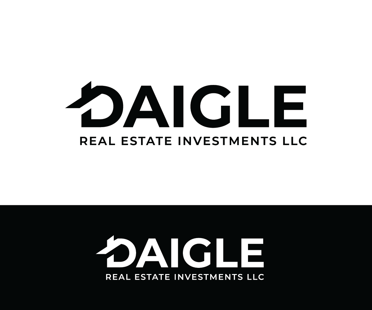 Logo Design by Ebaddesigns for Daigle real estate investments LLC  | Design #28505736