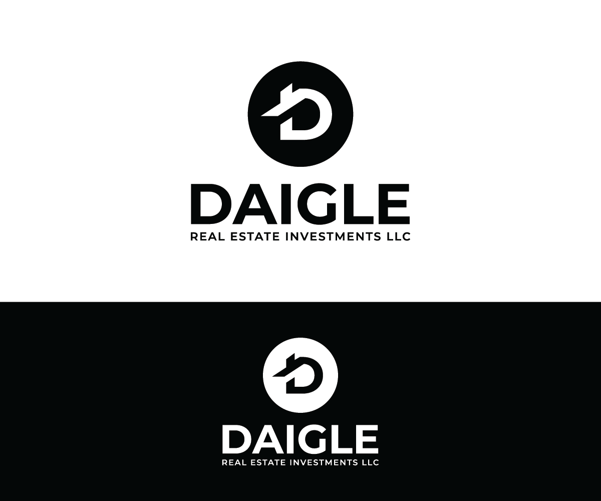 Logo Design by Ebaddesigns for Daigle real estate investments LLC  | Design #28505737