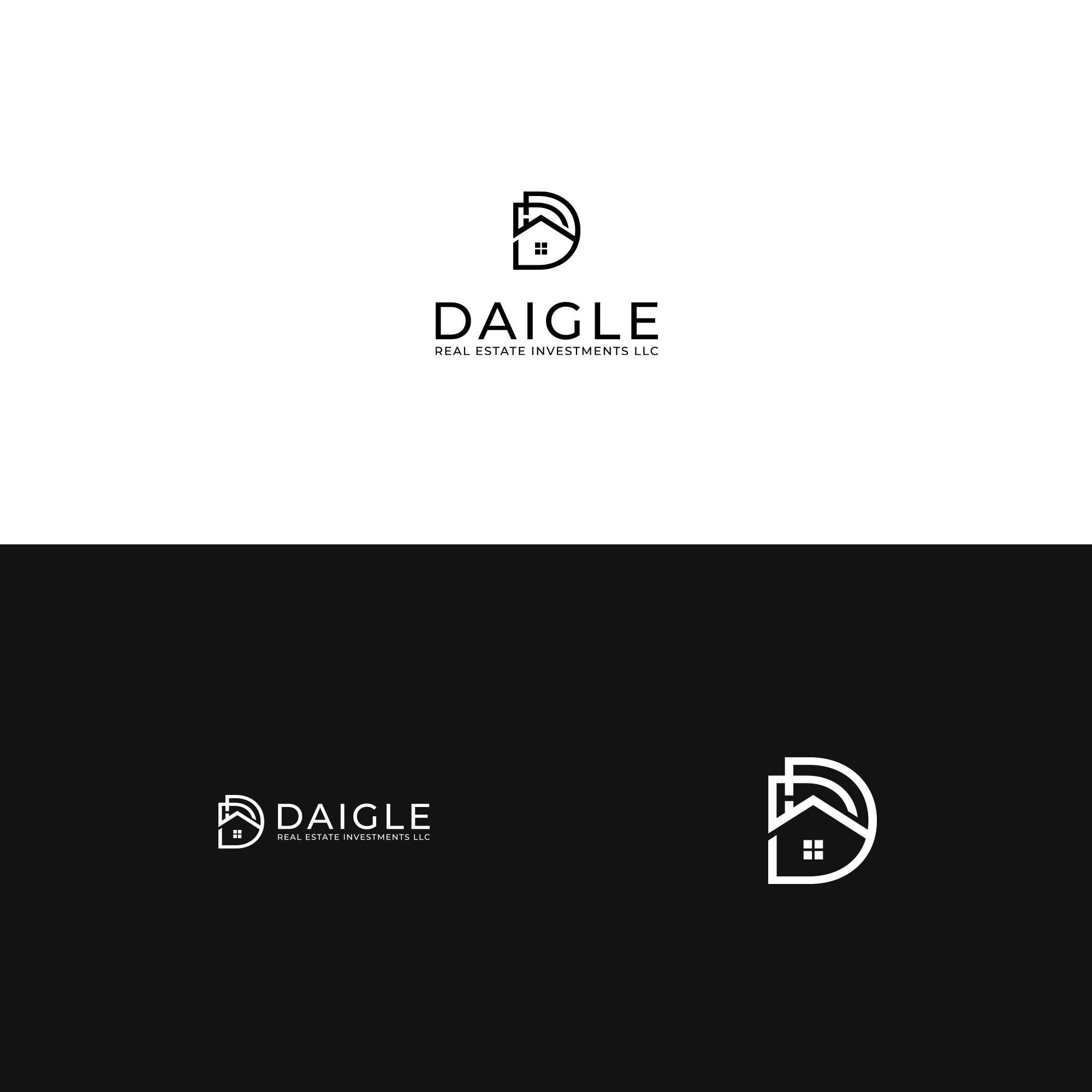 Logo Design by HL-designs for Daigle real estate investments LLC  | Design #28507835