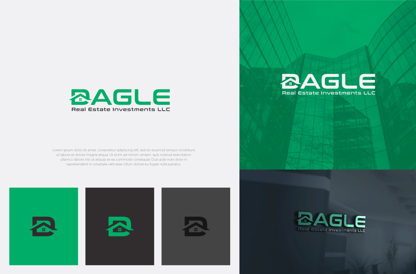 Diseño de Logo por HWdesigns para Daigle real estate investments LLC  | Diseño #28496809