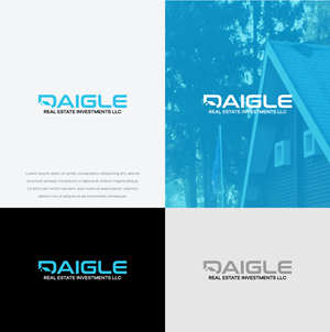 Diseño de Logo por HWdesigns para Daigle real estate investments LLC  | Diseño #28497412
