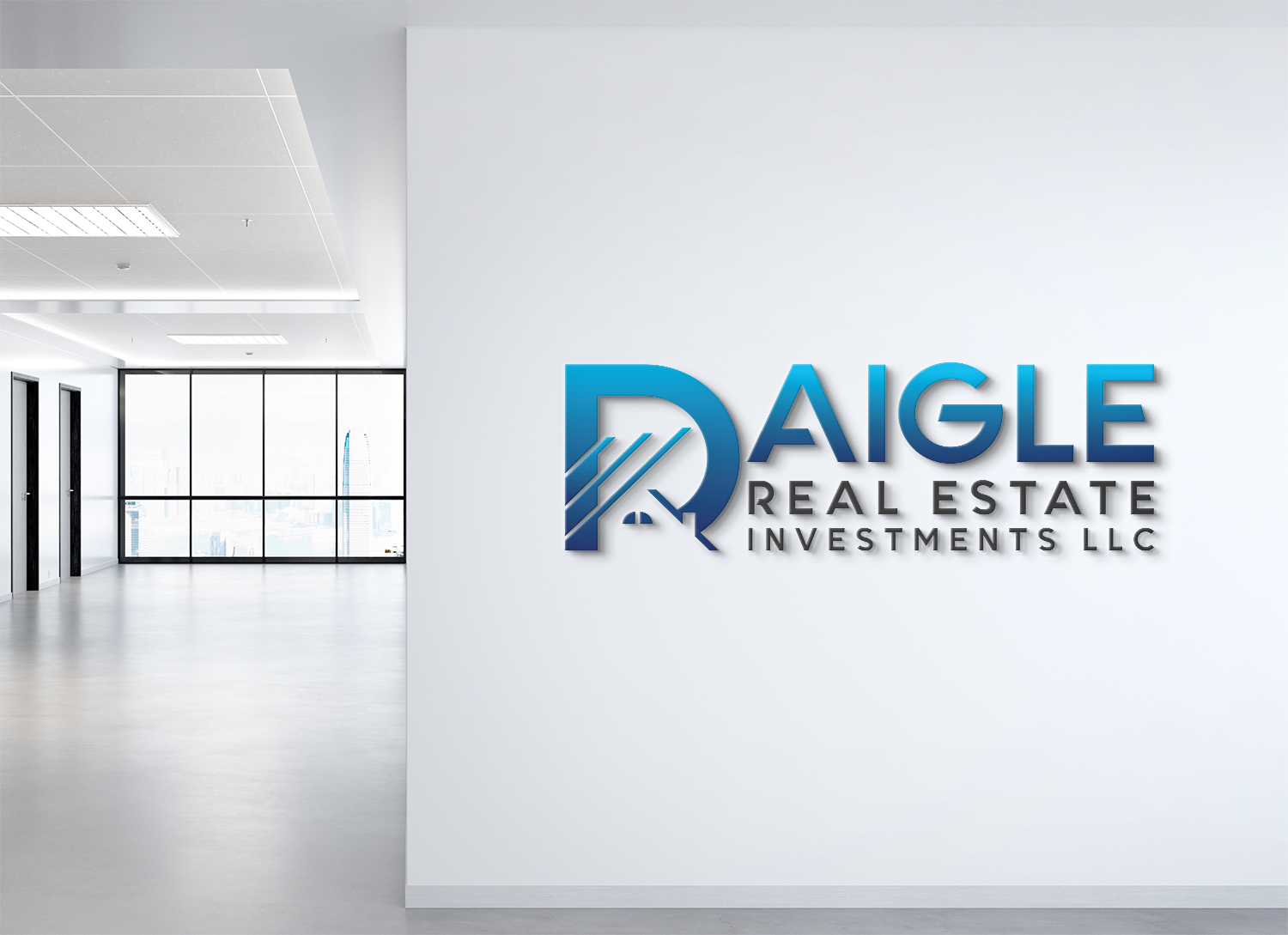 Logo Design by Deziners Zone for Daigle real estate investments LLC  | Design #28498615