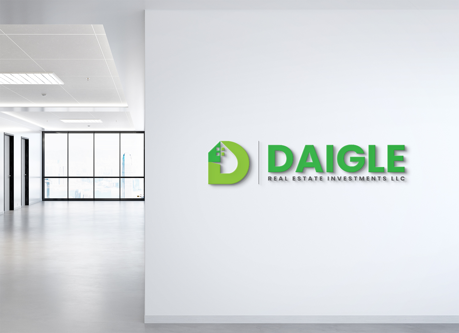 Logo Design by Deziners Zone for Daigle real estate investments LLC  | Design #28498616