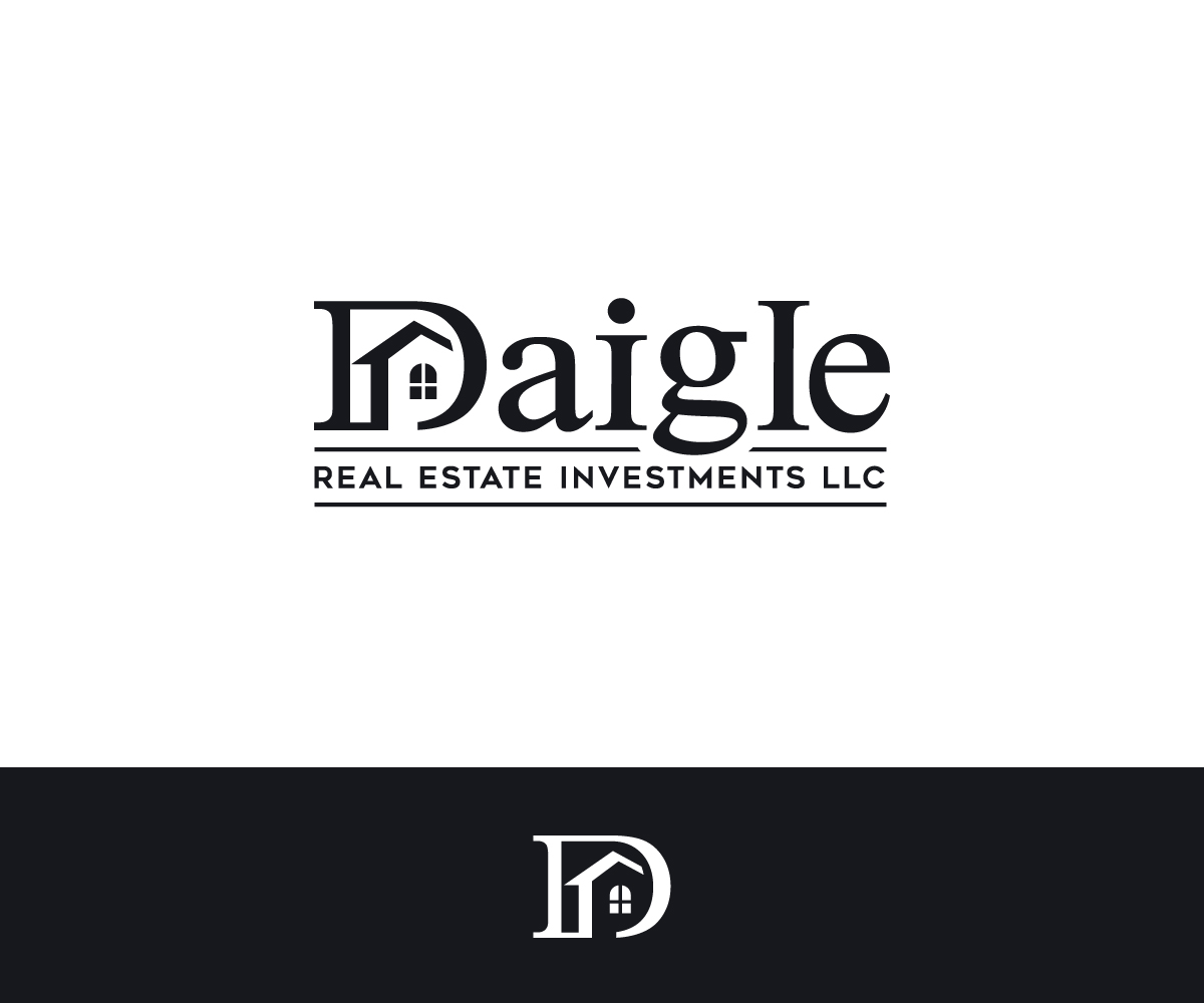 Logo Design by ecorokerz for Daigle real estate investments LLC  | Design #28497769