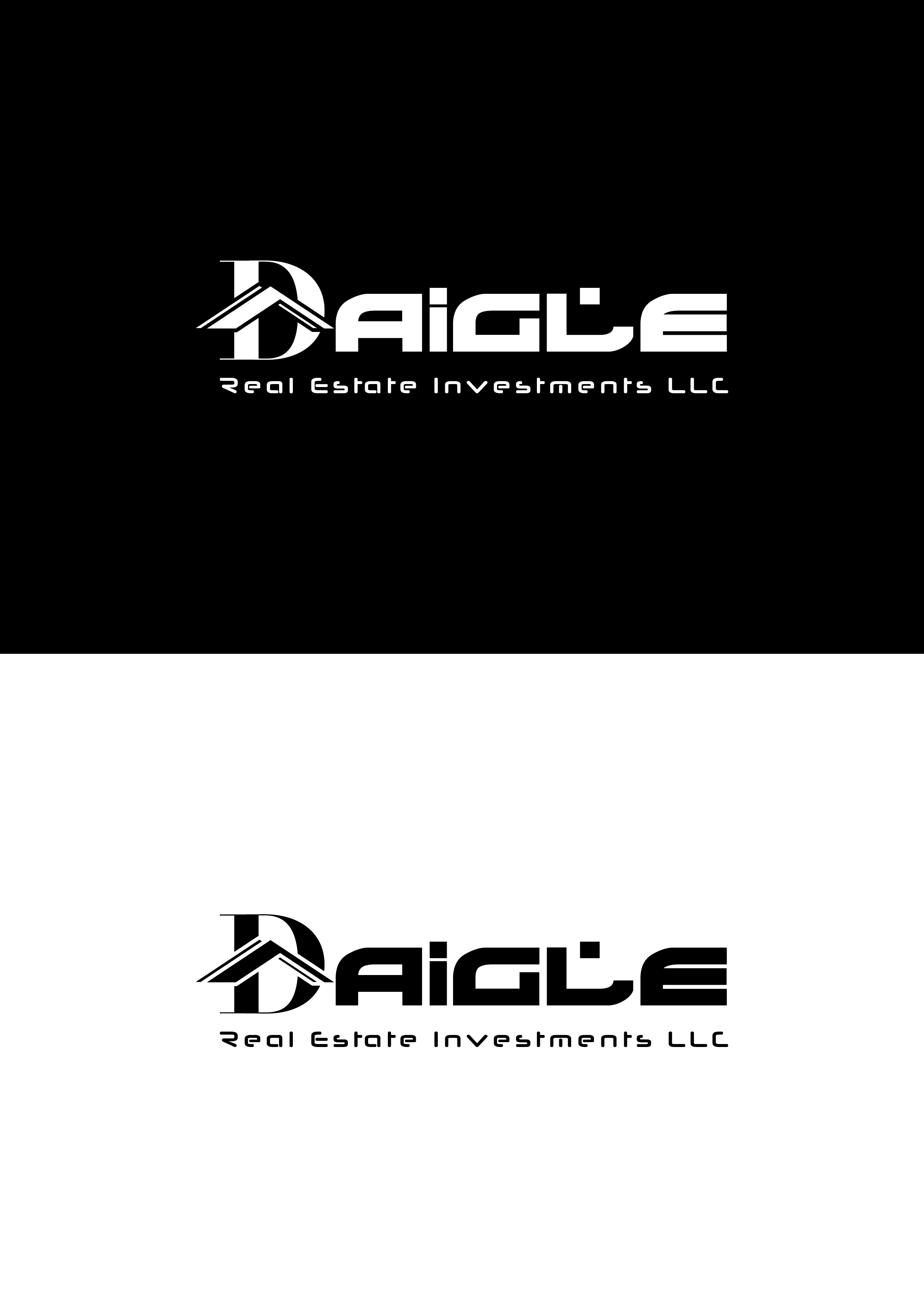 Logo Design by senthilgraphicschennai78 for Daigle real estate investments LLC  | Design #28501925