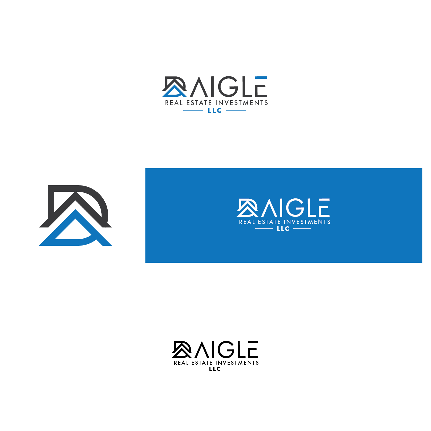Logo Design by Maxo-Biz for Daigle real estate investments LLC  | Design #28498449