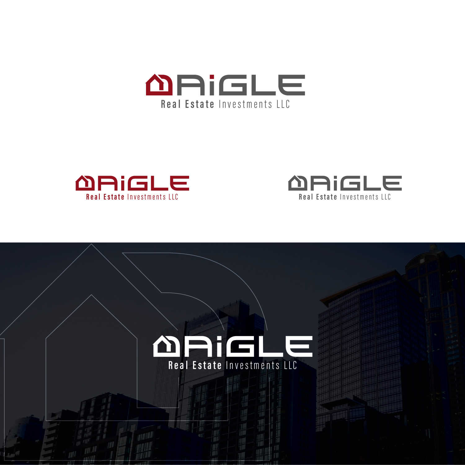 Diseño de Logo por Maxo-Biz para Daigle real estate investments LLC  | Diseño #28498451