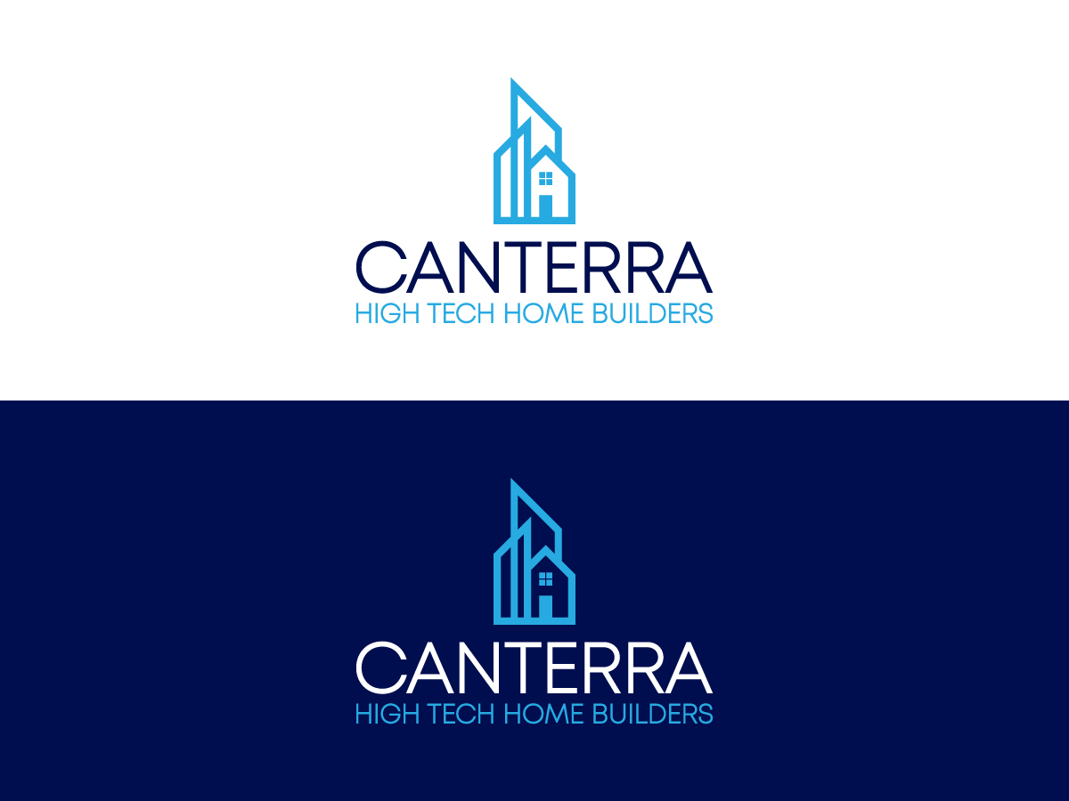 Logo Design by 439 Creations for Canterra High Tech Home Builders | Design #28498856