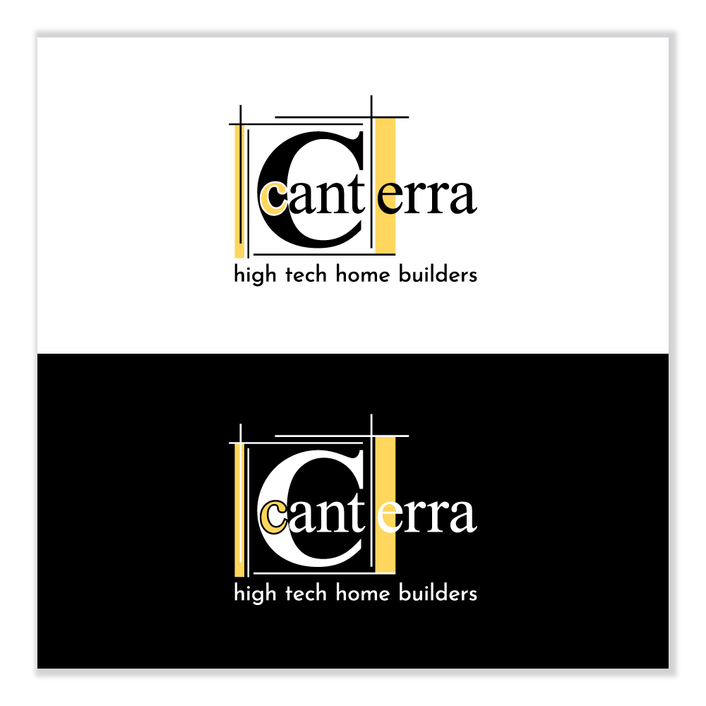 Logo Design by Sujit Banerjee for Canterra High Tech Home Builders | Design #28506903
