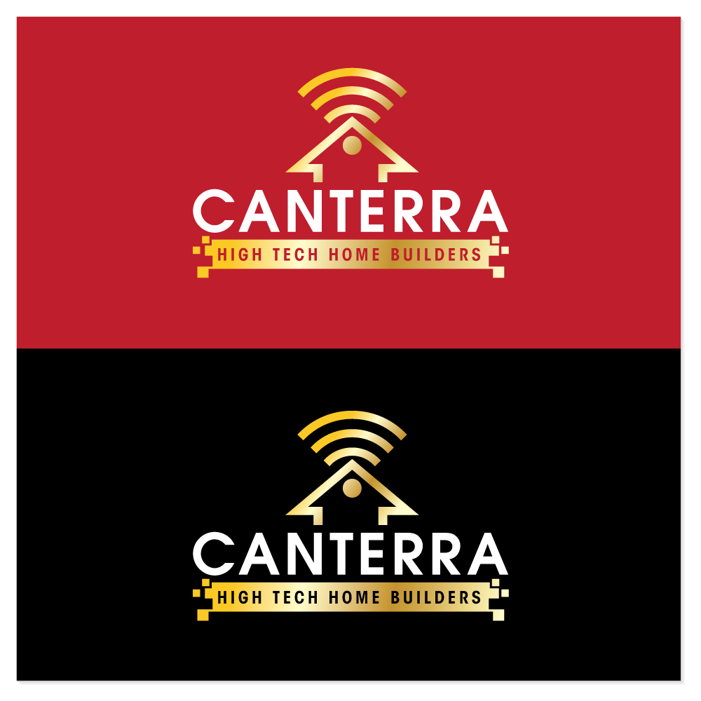 Logo Design by Sujit Banerjee for Canterra High Tech Home Builders | Design #28506976