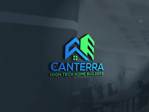 Logo Design by jaxondesign for Canterra High Tech Home Builders | Design: #28497023