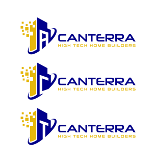 Logo Design by jaxondesign for Canterra High Tech Home Builders | Design: #28501936