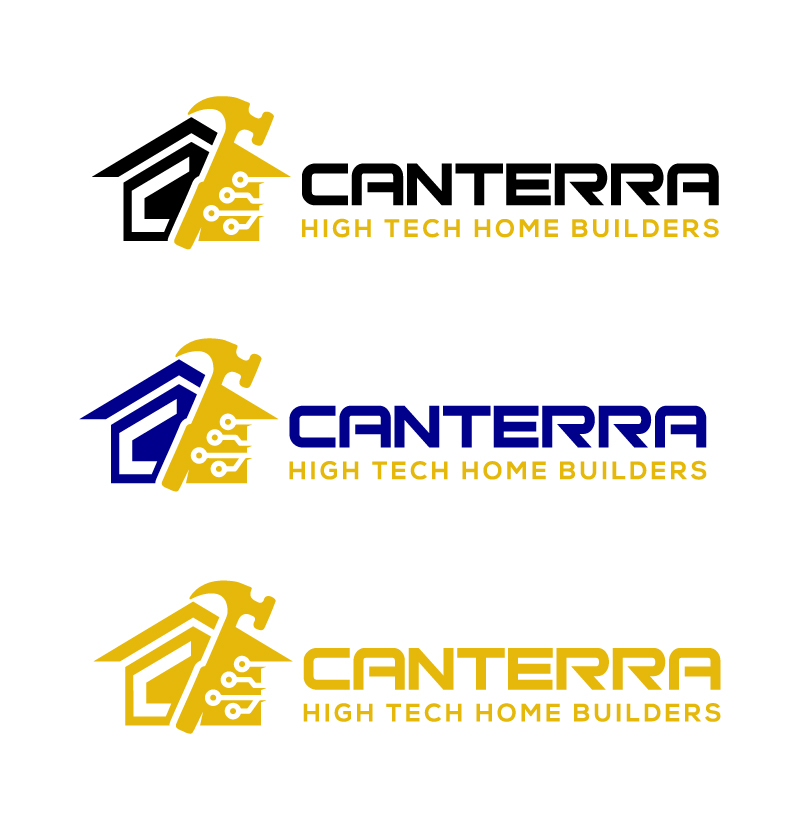 Logo Design by jaxondesign for Canterra High Tech Home Builders | Design #28501939