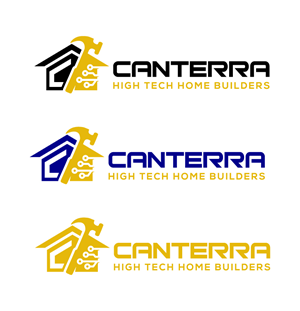 Logo Design by jaxondesign for Canterra High Tech Home Builders | Design: #28501939