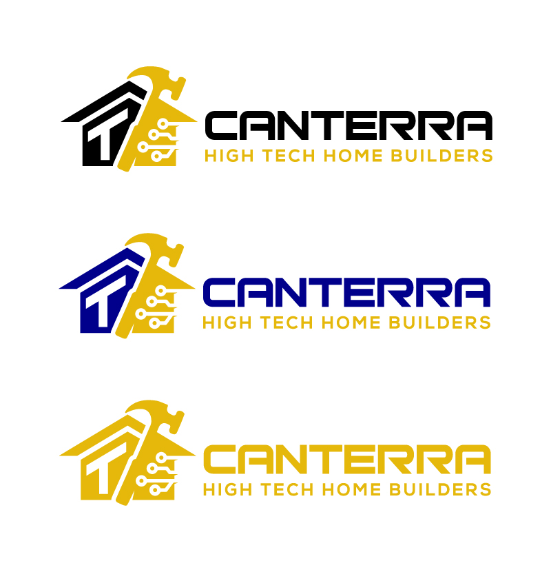 Logo Design by jaxondesign for Canterra High Tech Home Builders | Design #28501946