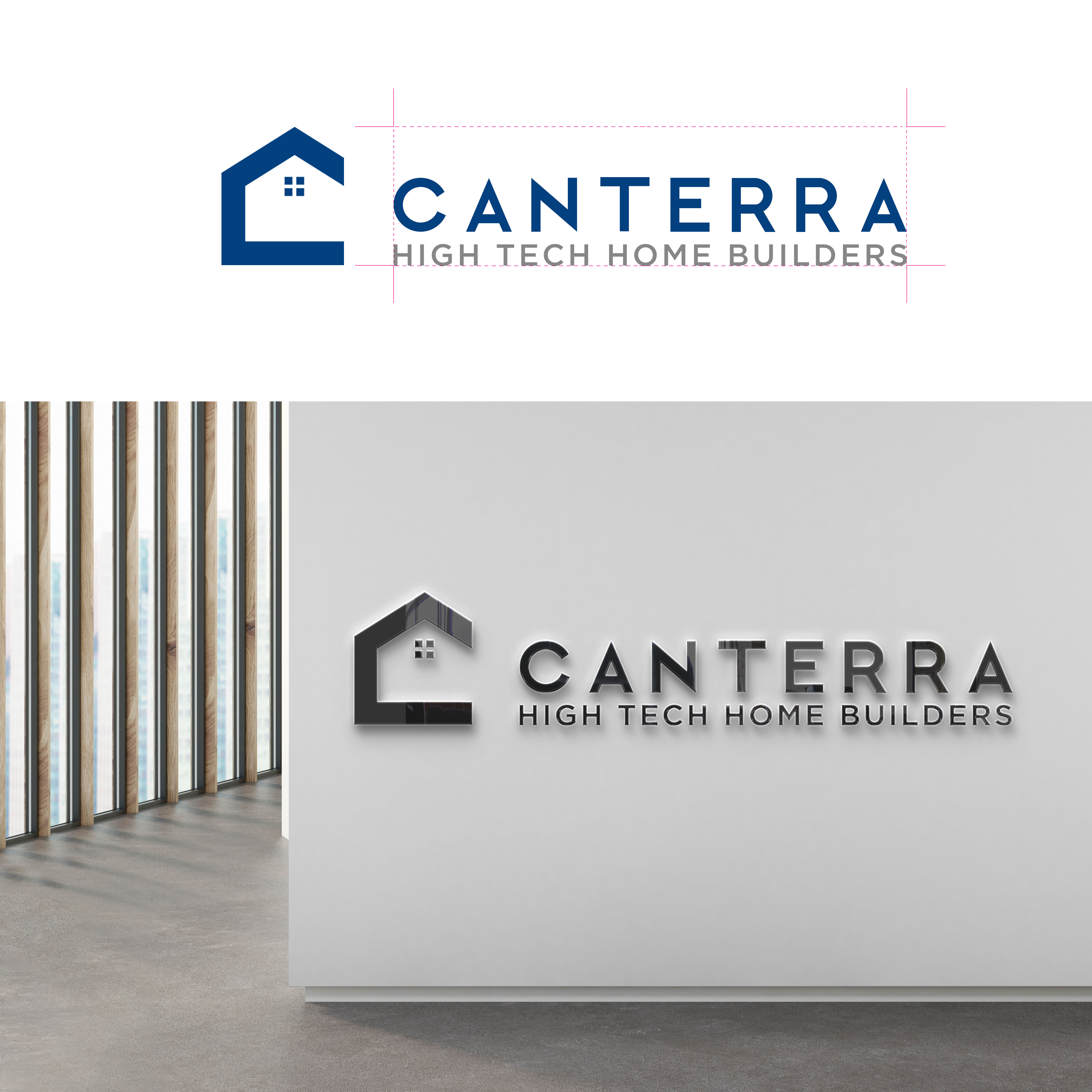 Logo Design by suko_creative for Canterra High Tech Home Builders | Design: #28550389