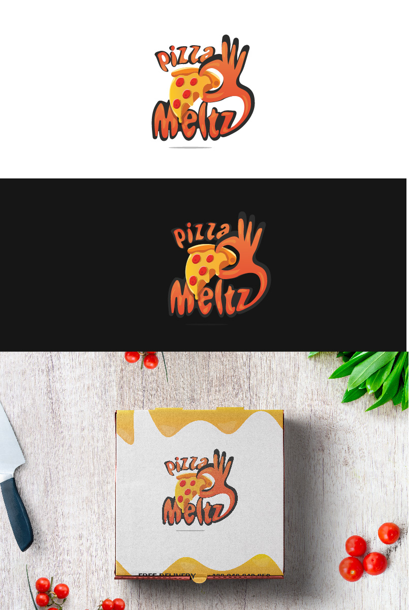 Logo-Design von lena6 für Meltz Pizza | Design #28500464