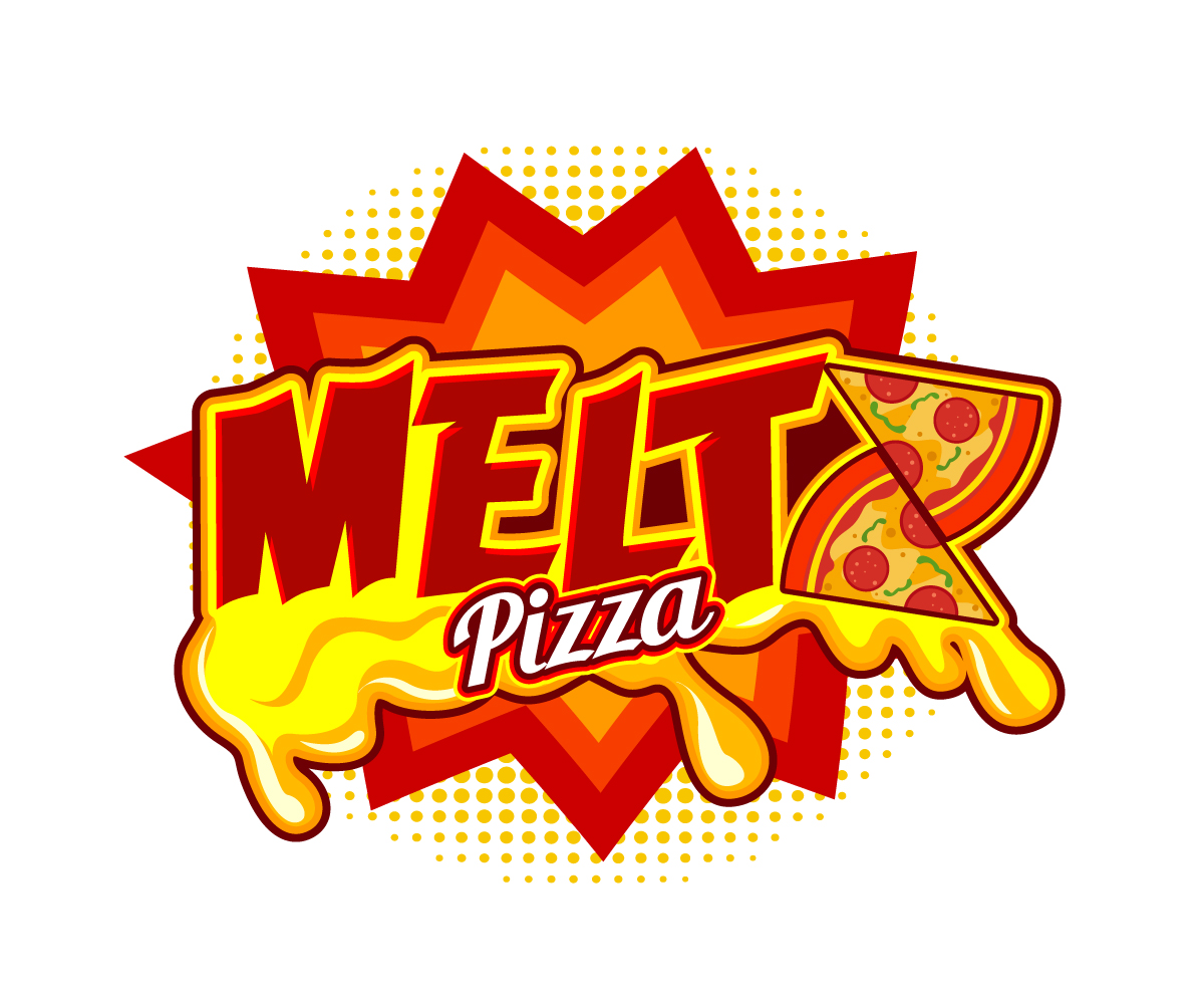 Logo-Design von Paint-Tools für Meltz Pizza | Design #28498592