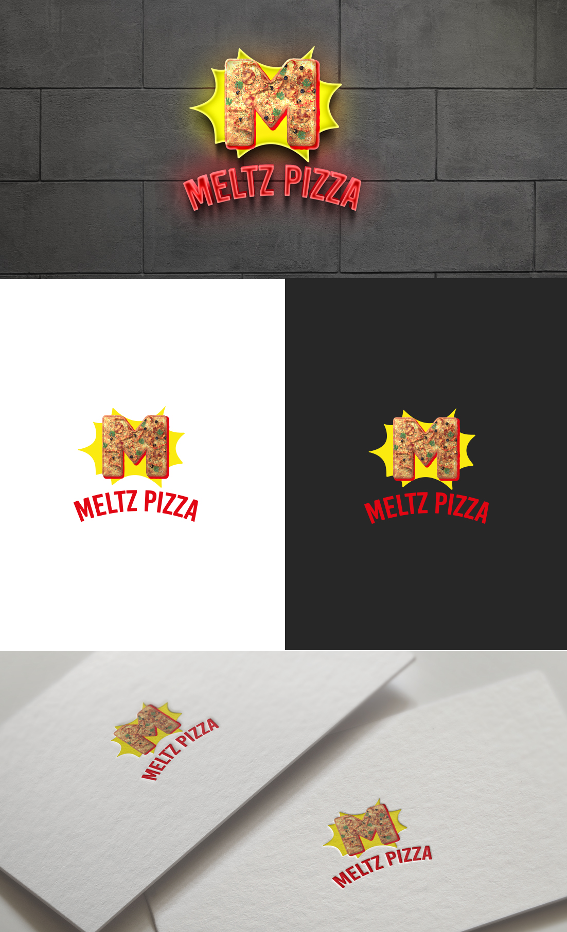 Logo Design by GLDesigns for Meltz Pizza | Design #28496690