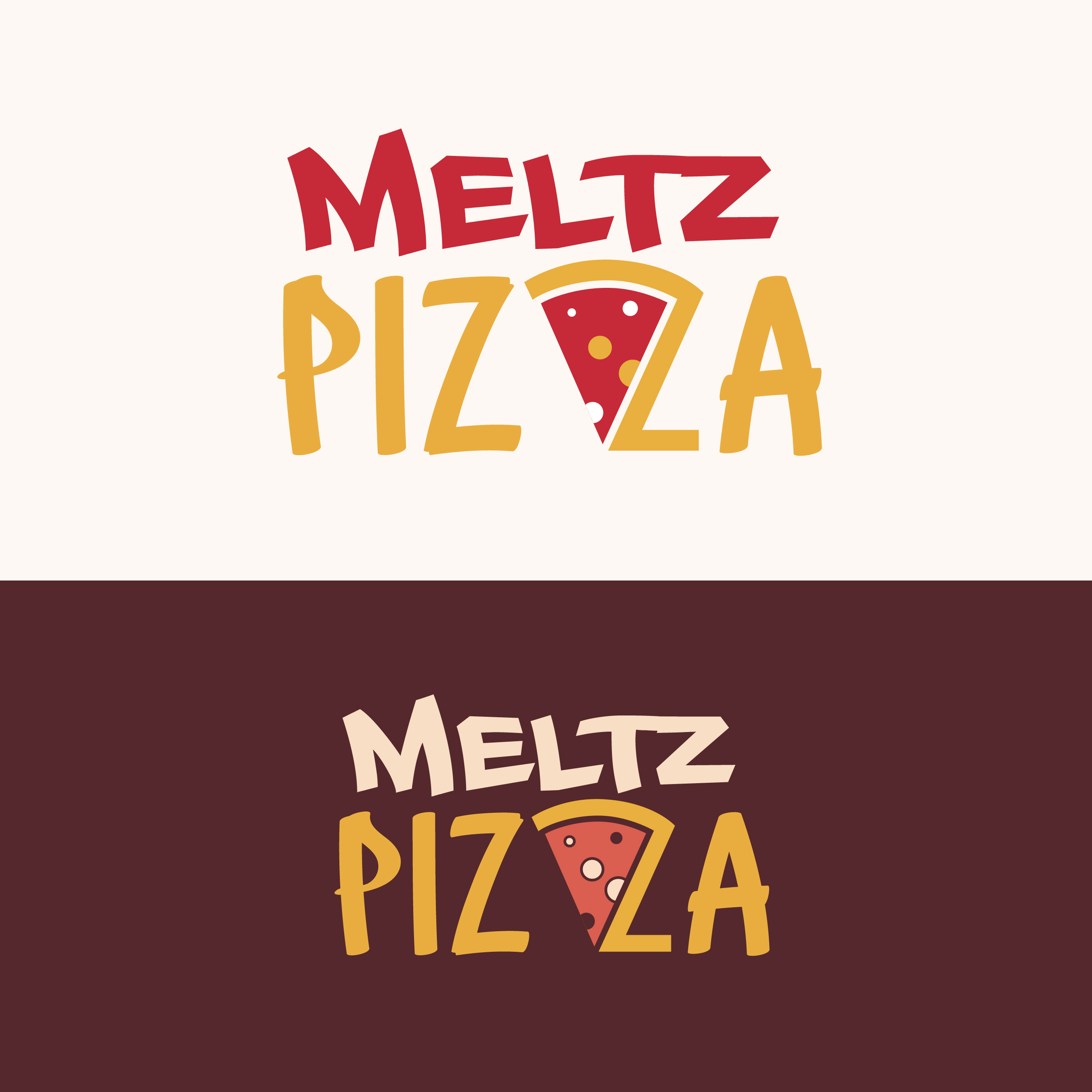 Logo Design by creative.bugs for Meltz Pizza | Design #28498557