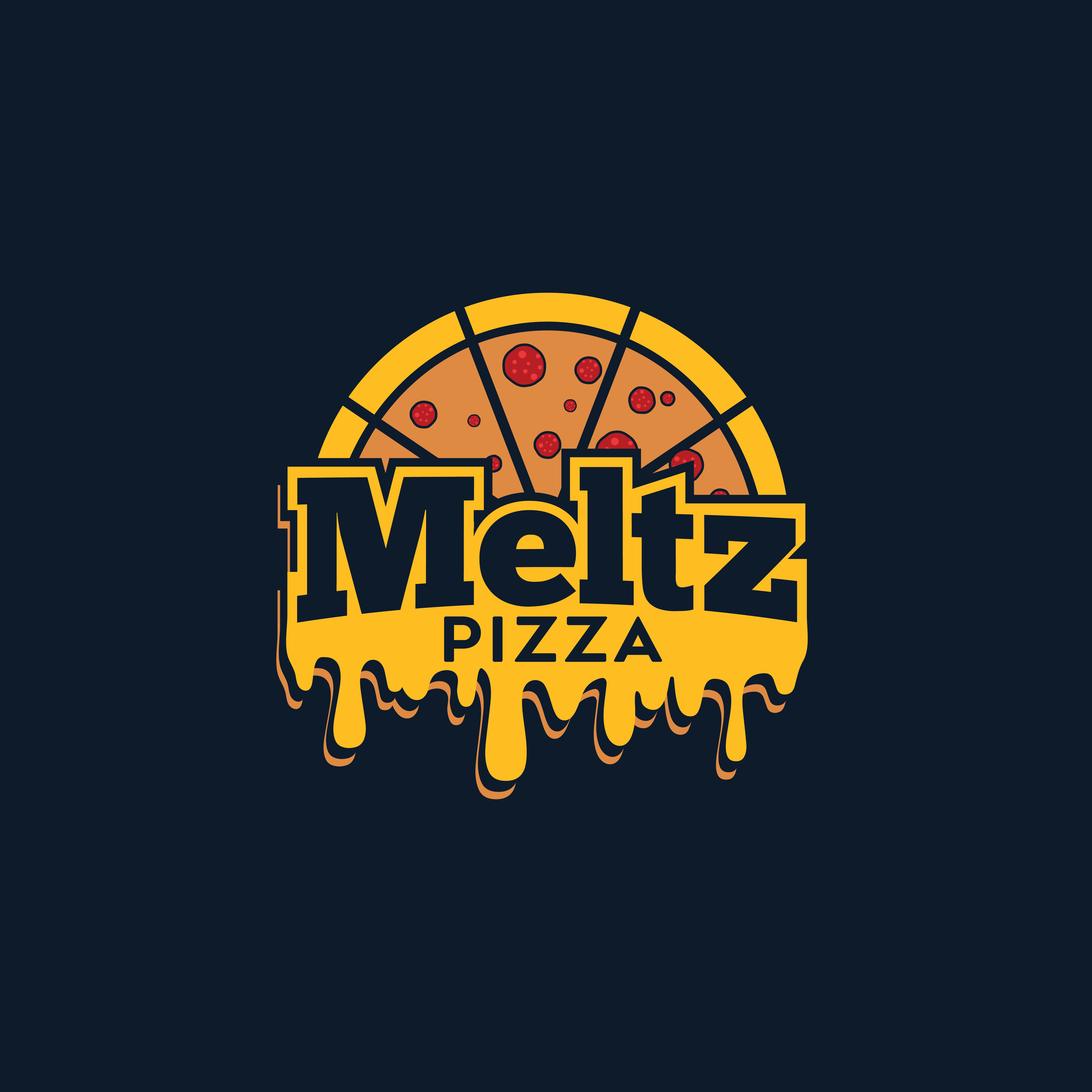 Logo Design by LAXMI DESIGNHUB for Meltz Pizza | Design #28502225