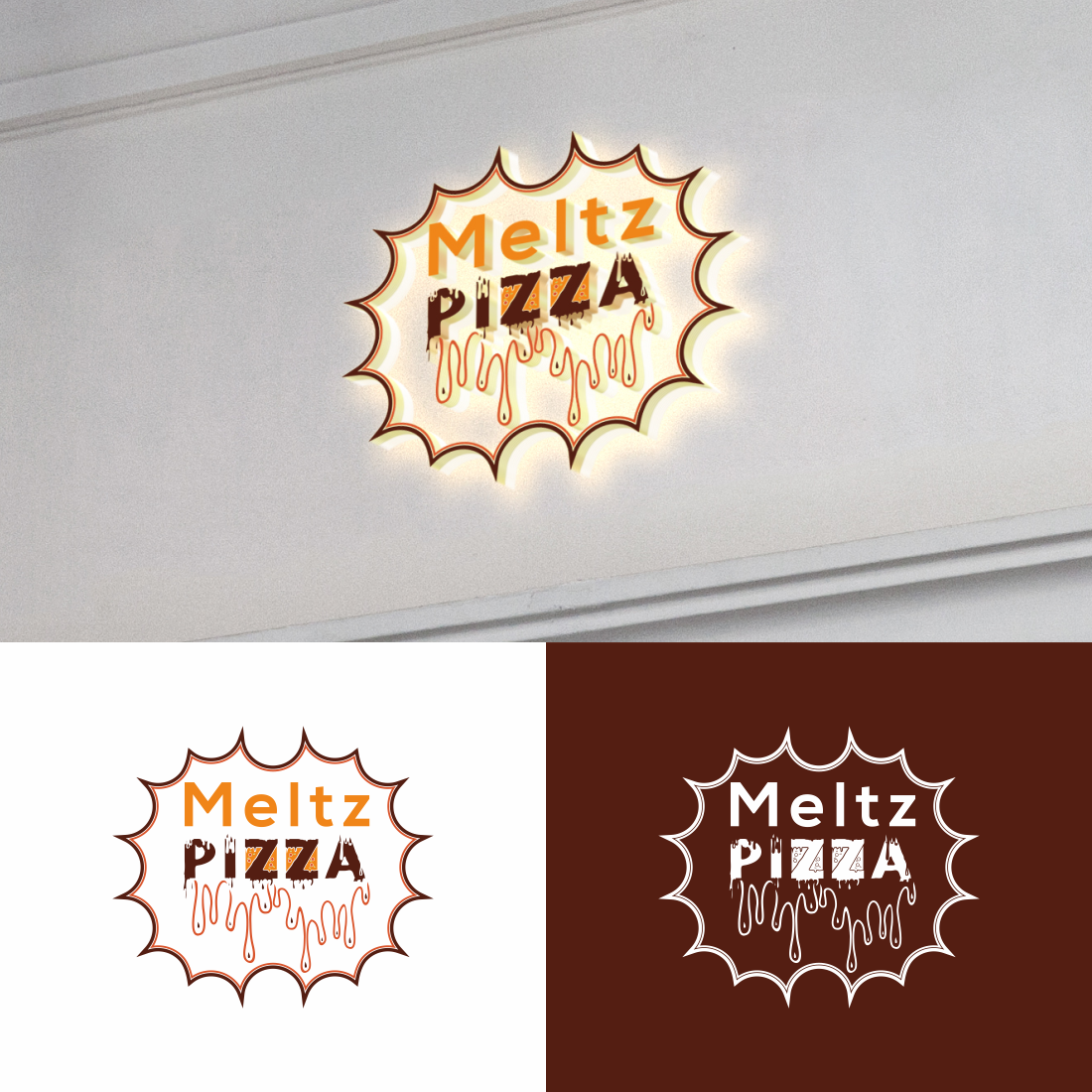 Logo Design by aqilazhifara for Meltz Pizza | Design #28499716