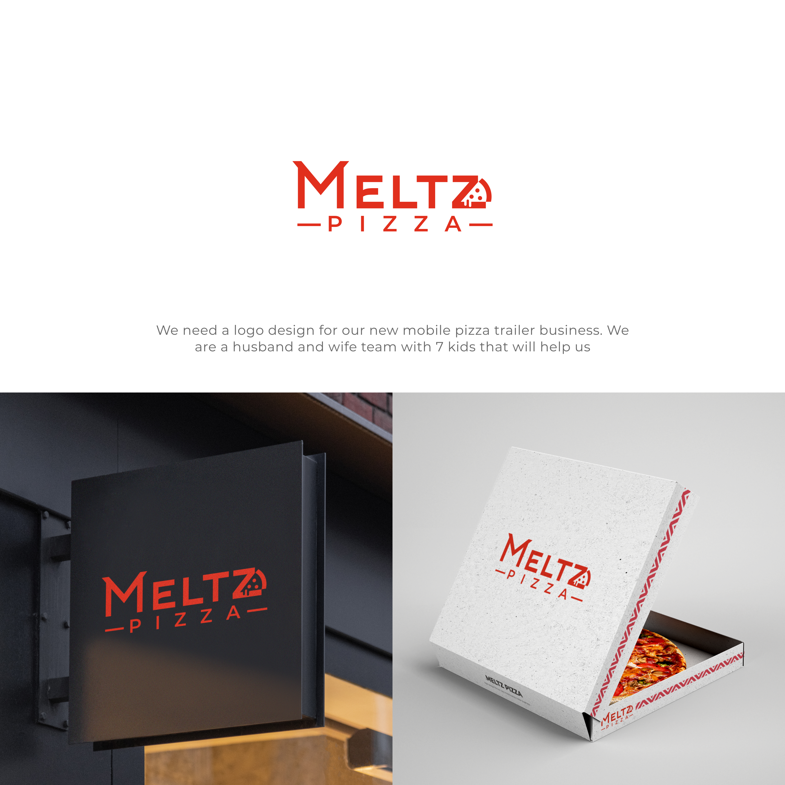 Logo Design by ybmdesign for Meltz Pizza | Design #28497004