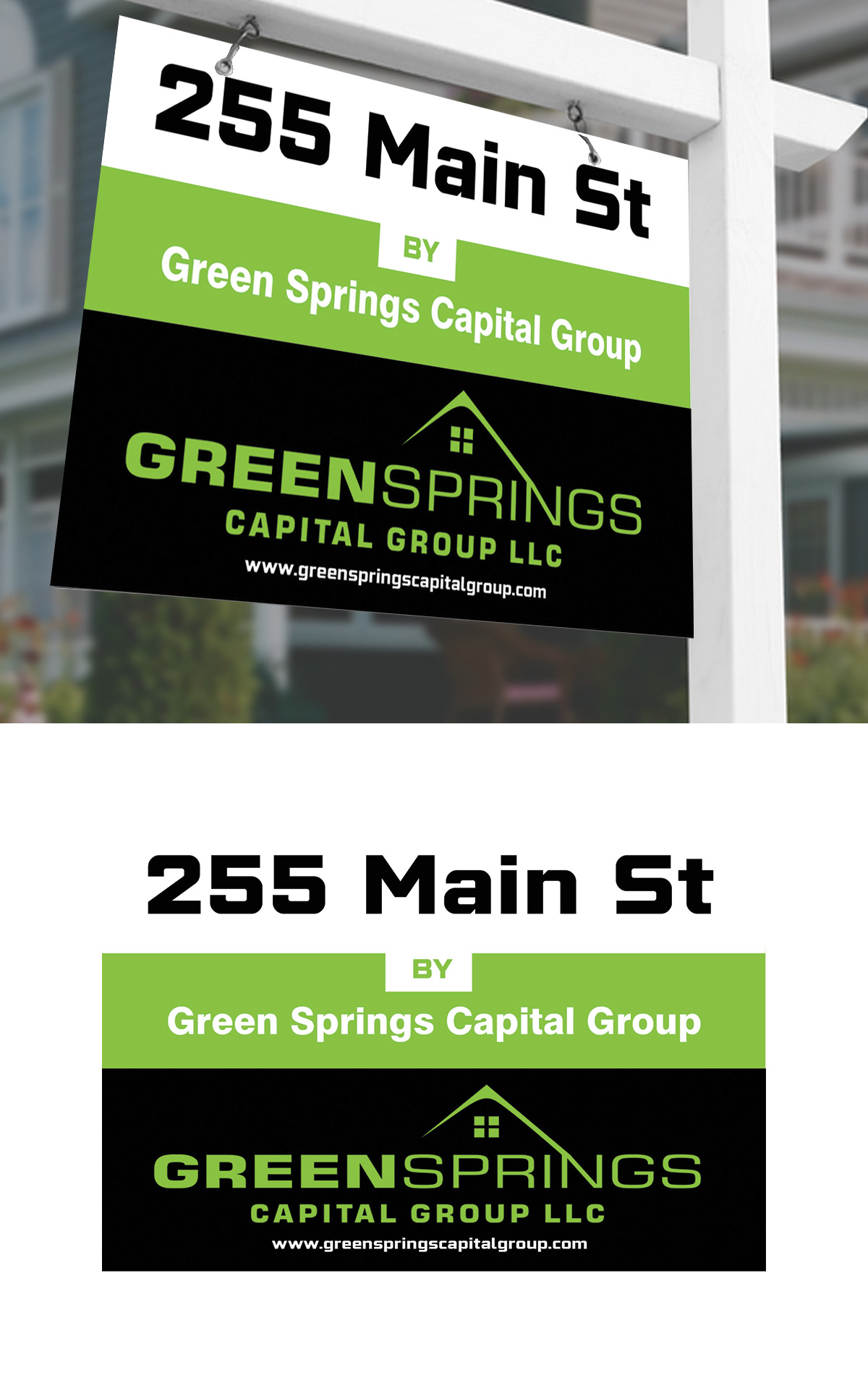 Signage Design by **Rose** for Green Springs Capital Group LLC | Design #28503992