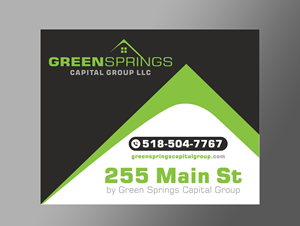 Signage Design by KreativeMadz for Green Springs Capital Group LLC | Design: #28498348