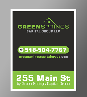 Signage Design by KreativeMadz for Green Springs Capital Group LLC | Design: #28498349