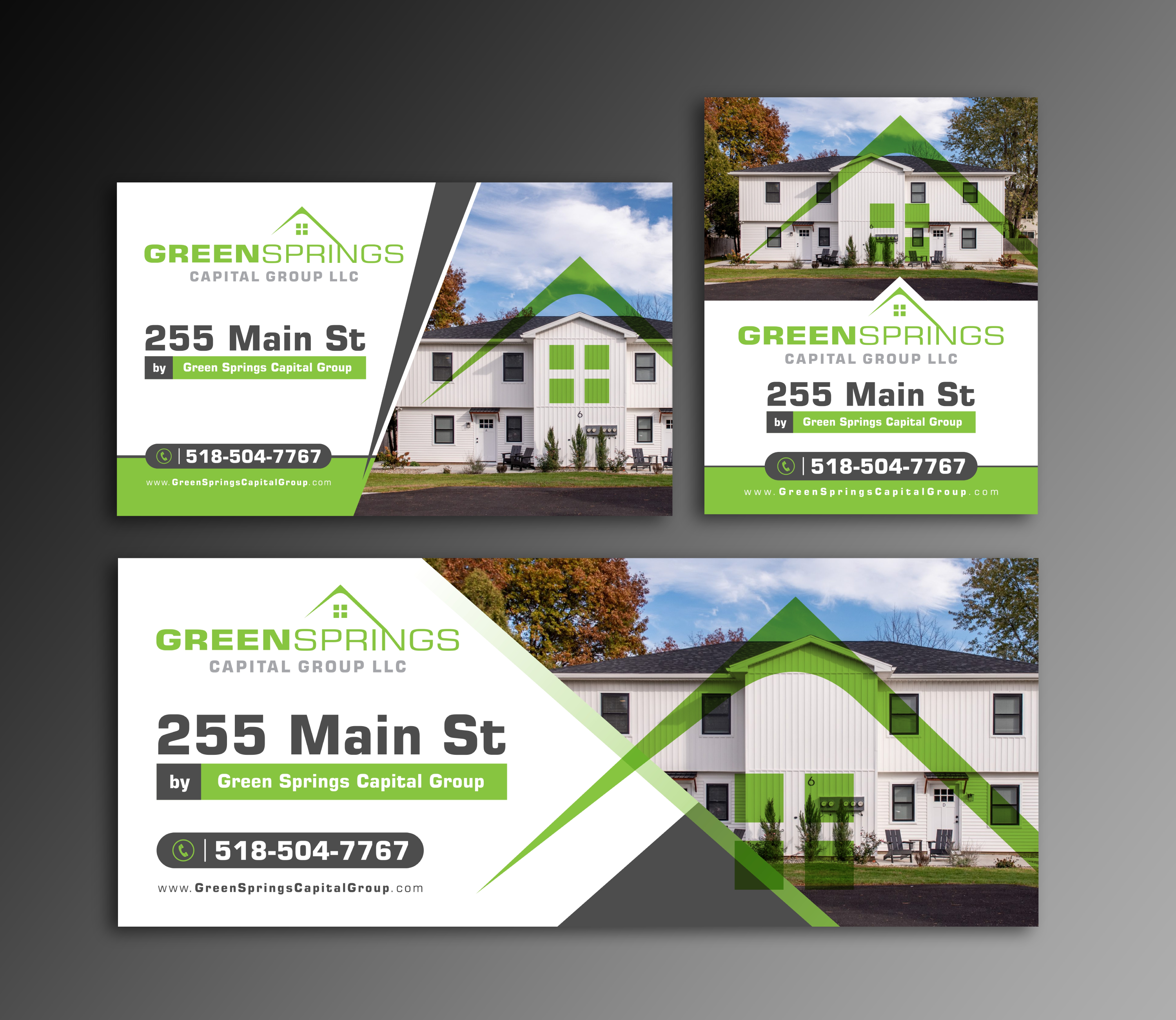 Signage Design by ecorokerz for Green Springs Capital Group LLC | Design #28498571