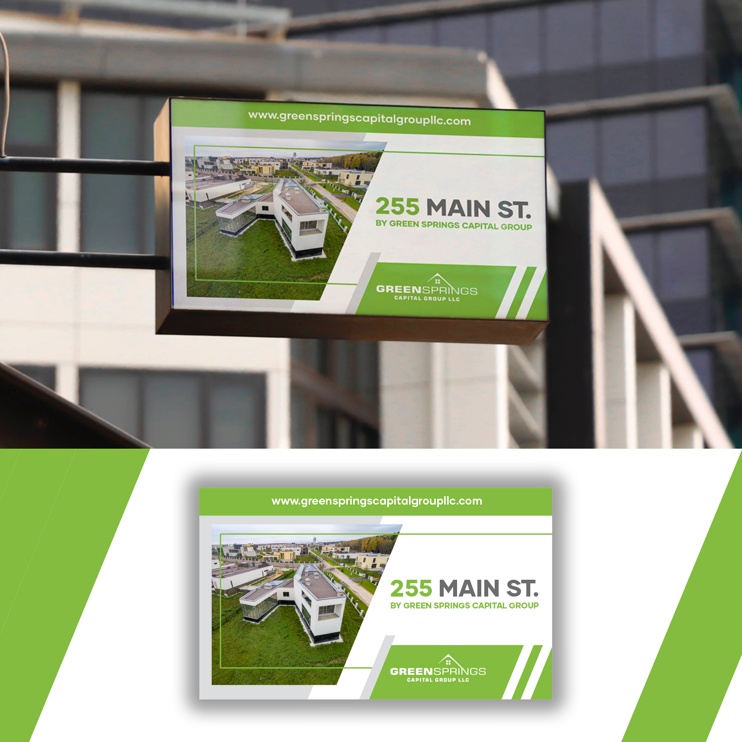 Signage Design by nzdesigners for Green Springs Capital Group LLC | Design #28504307
