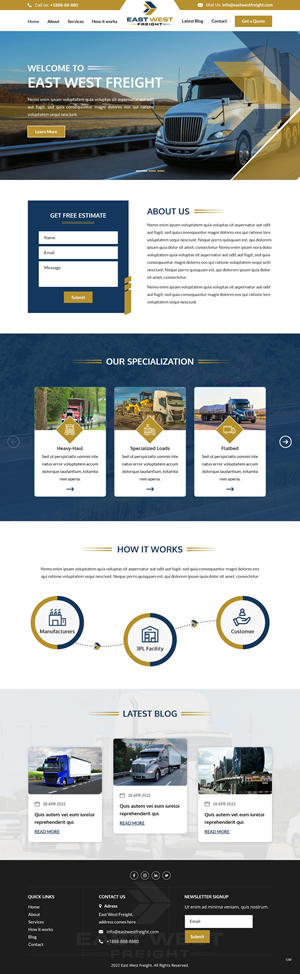 Web Design by pb for this project | Design: #28500707