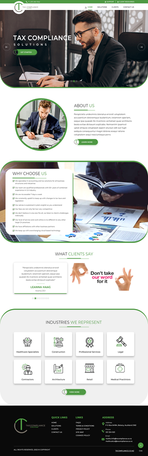 Web Design by pb for this project | Design: #28505023