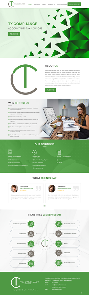 Web Design by pb for this project | Design: #28505024