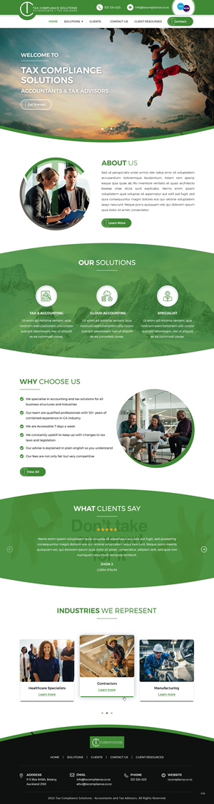 Web Design by pb for this project | Design: #28505032
