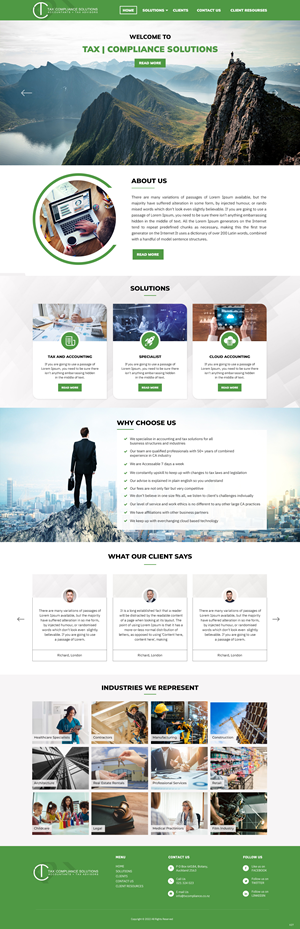 WordPress Website for Accounting Firm | Web-Design von pb