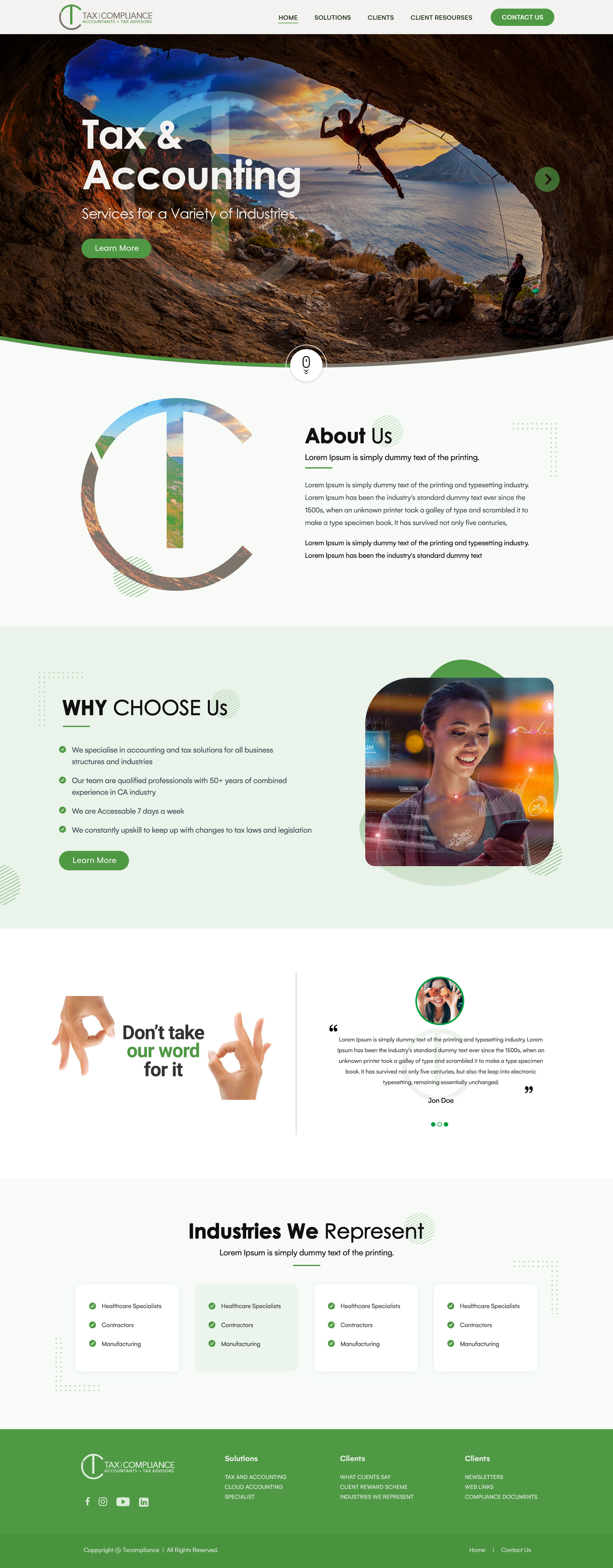 Web Design by Shijo John for this project | Design #28516630