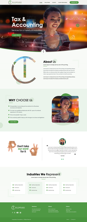 Web Design by Shijo John for this project | Design: #28516631