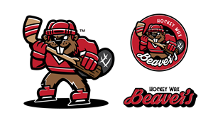 “Beaver’s” in bold as the main name at the top and then “Hockey Wax”smaller font at the bottom. | Design de Logo par yudaharv