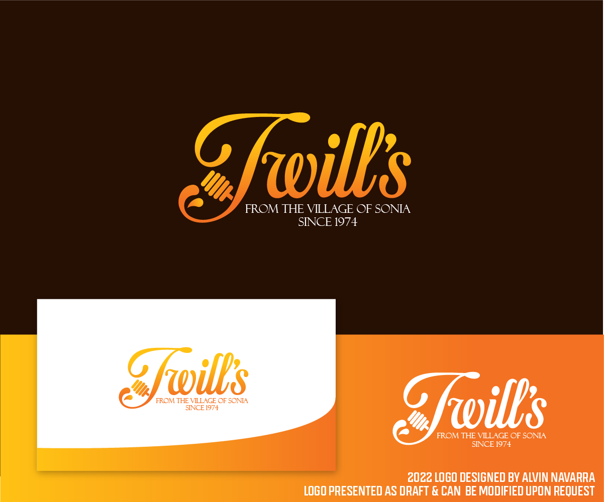 Logo Design by alvinnavarra for Twill's  | Design #28509953