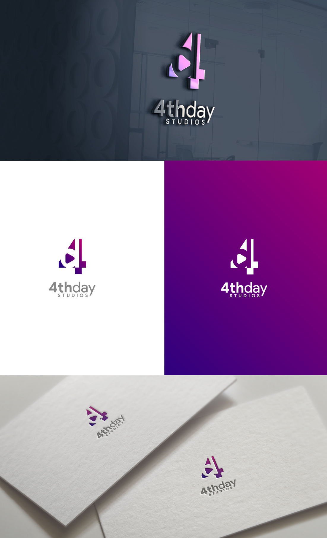 Design de Logo par GLDesigns pour 4th Day Studios | Design #28504150
