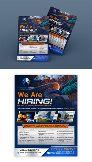 Employee Benefits Flyer for Recruiting | Diseño de Flyer por ZeneFashions