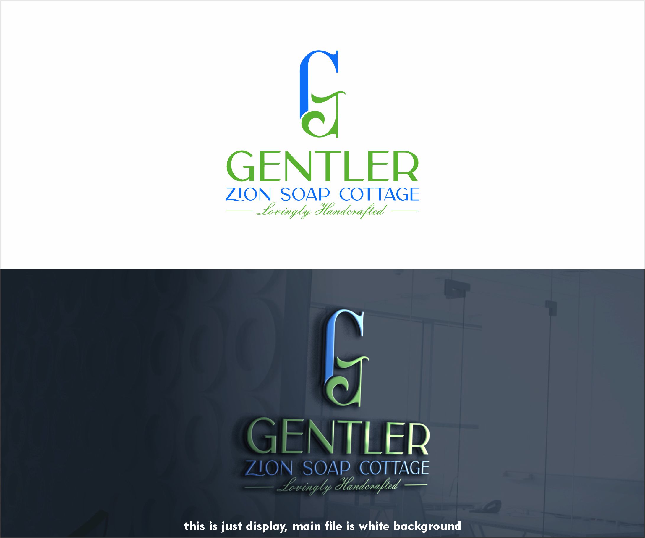 Logo Design by alkaline for Gentler Zion Soap Cottage | Design #28502392