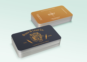 Business Card Design by Omee for Brass and Lead Co. | Design: #28503466