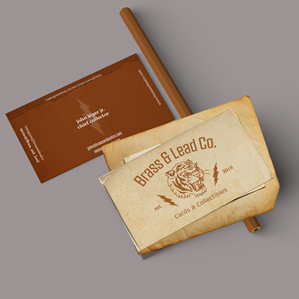 Business Card Design by vigie for Brass and Lead Co. | Design: #28502855