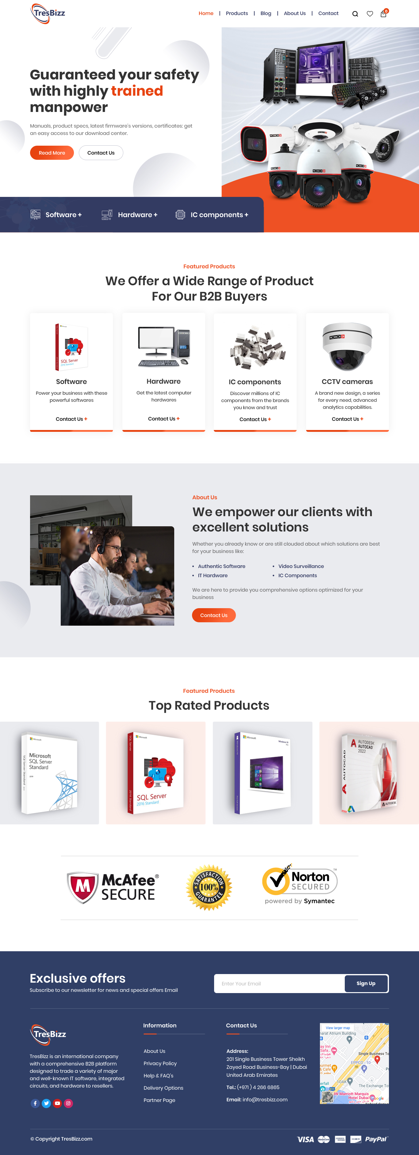 Web Design by Sujit Banerjee for TresBizz Computer Equipment and Requisites Trading | Design #28529624